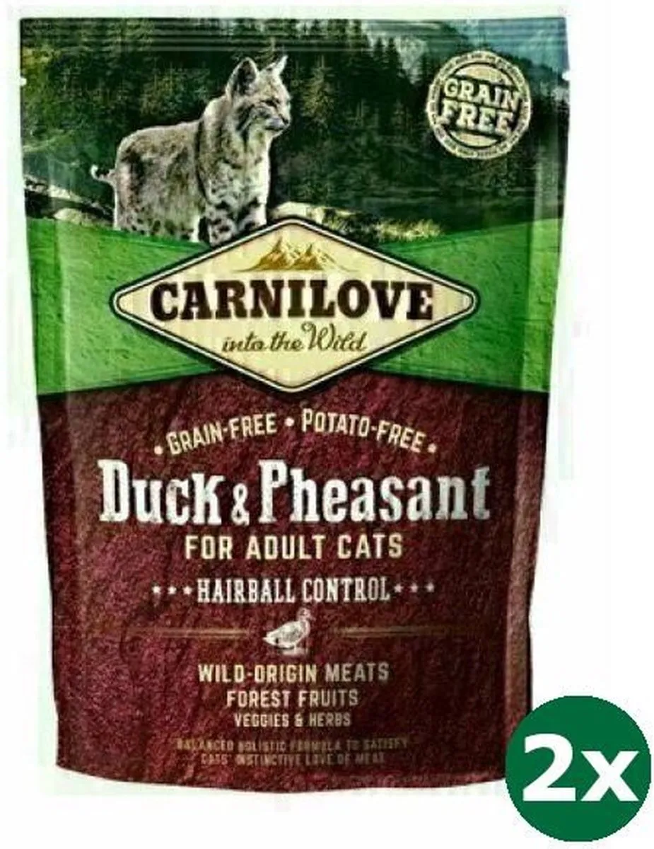 Carnilove Duck/Pheasant Kattenvoer 2x400g