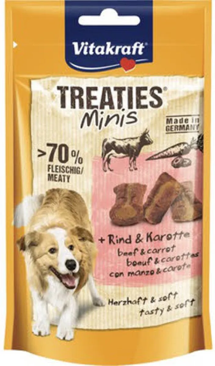 Vitakraft Treaties Minis Rund & Wortel 48g