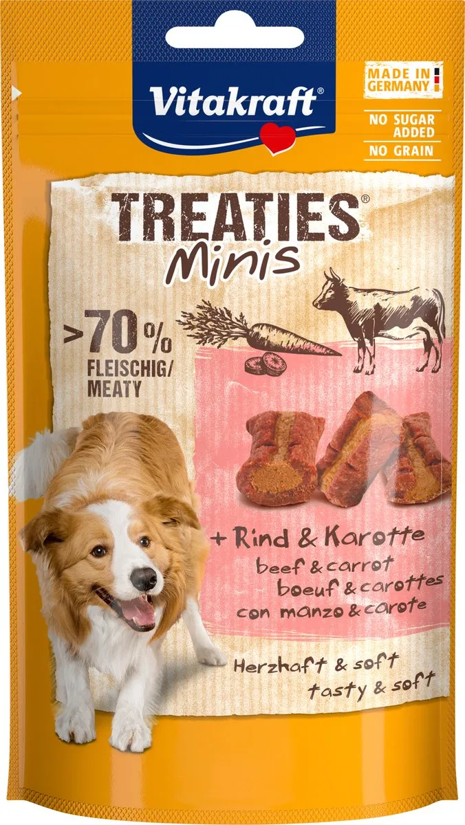 Vitakraft Treaties Minis Rund & Wortel 48g