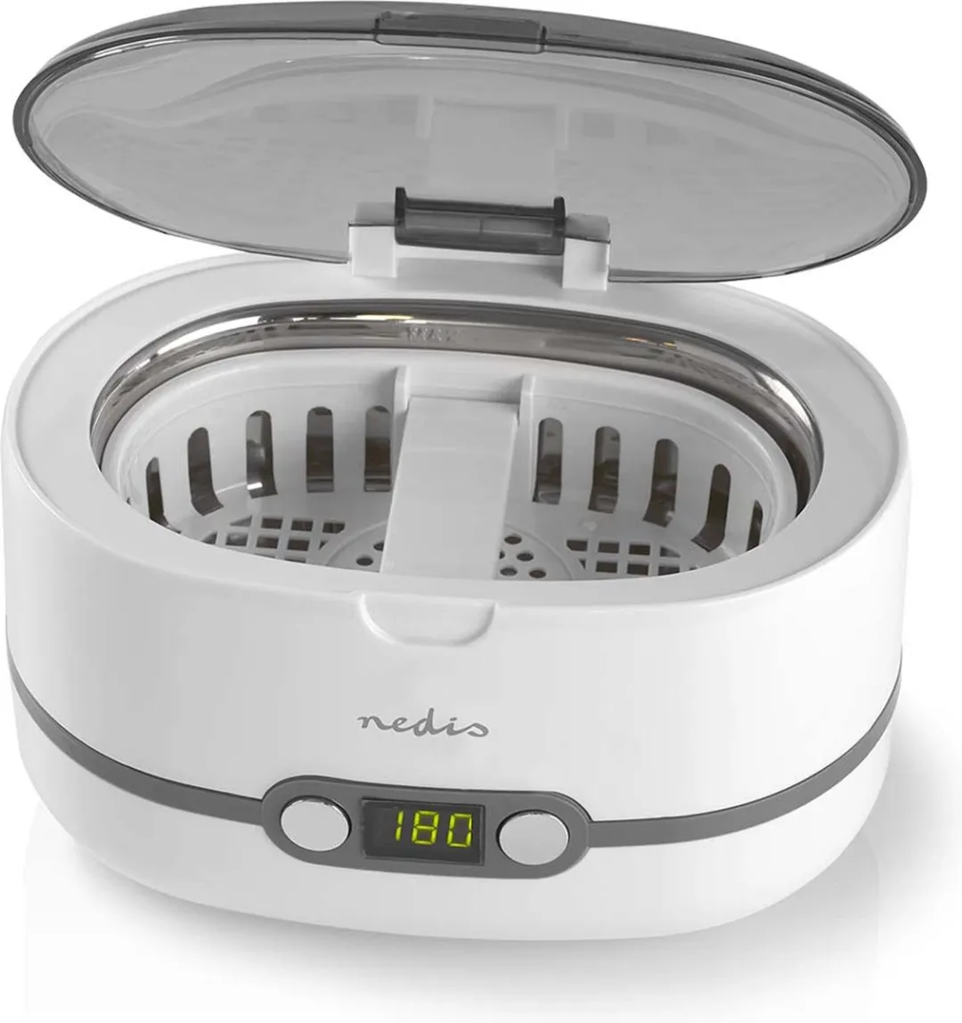 Nedis JECL110WT Ultrasone Juwelenreiniger 600ml - Wit