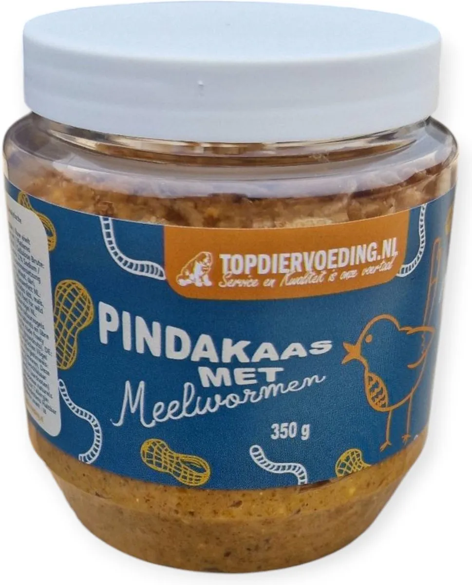 Topdiervoeding Pindakaas met Meelwormen voor Vogels