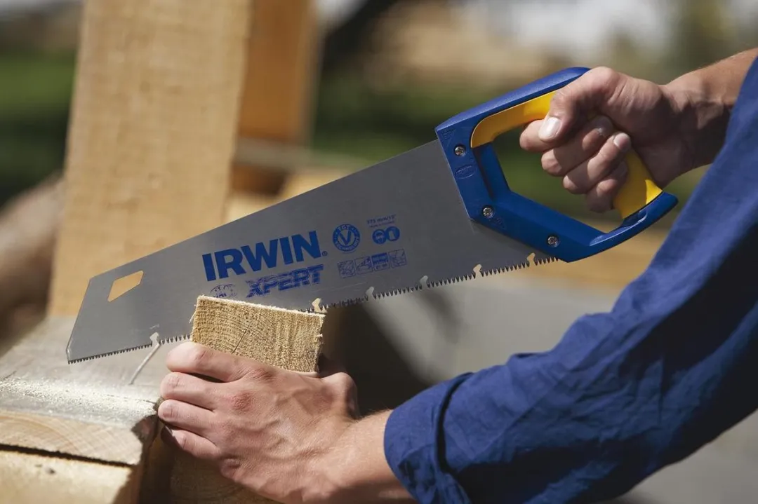 Irwin Universeel Xpert Houtzaag 500mm 8T/9P - Geel/Blauw