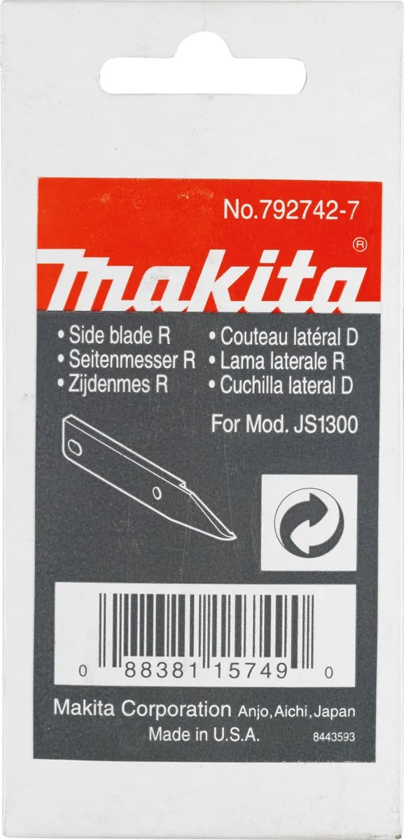Makita JS1300 Zijmes RE 792742-7