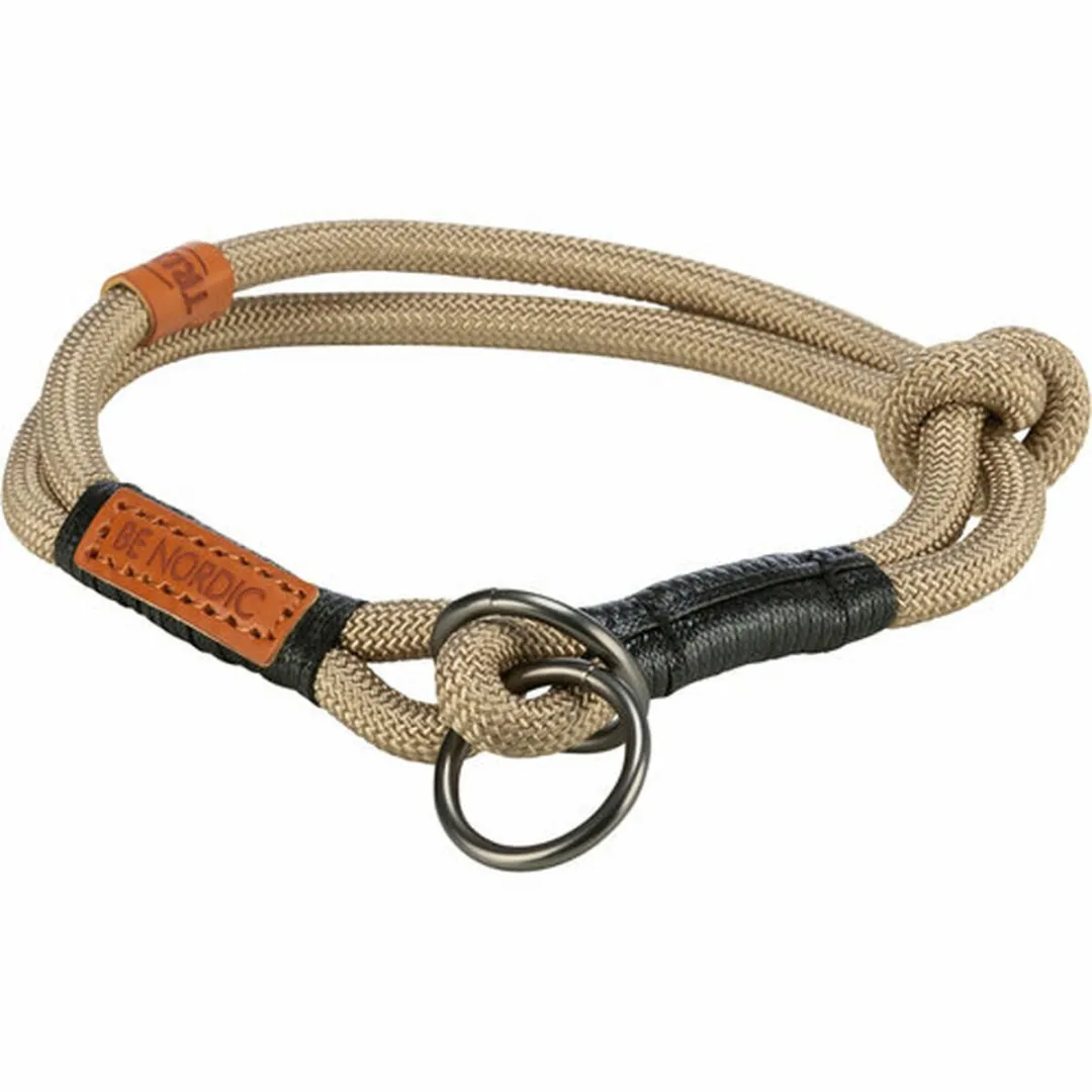 Trixie Nordic Halsband Half-Slip - Zand/Zwart 55x1,3cm