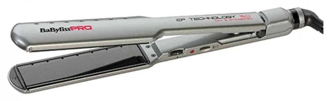 BaBylissPRO Nano Titanium Ceramic Stijltang - 5 standen - Zilver