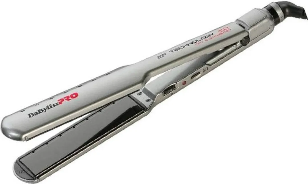 BaBylissPRO Nano Titanium Ceramic Stijltang - 5 standen - Zilver