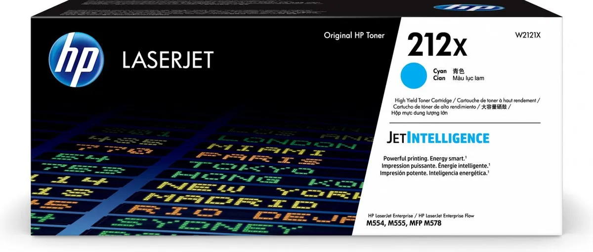HP 212X Tonercartridge Cyaan - 10.000 pagina's