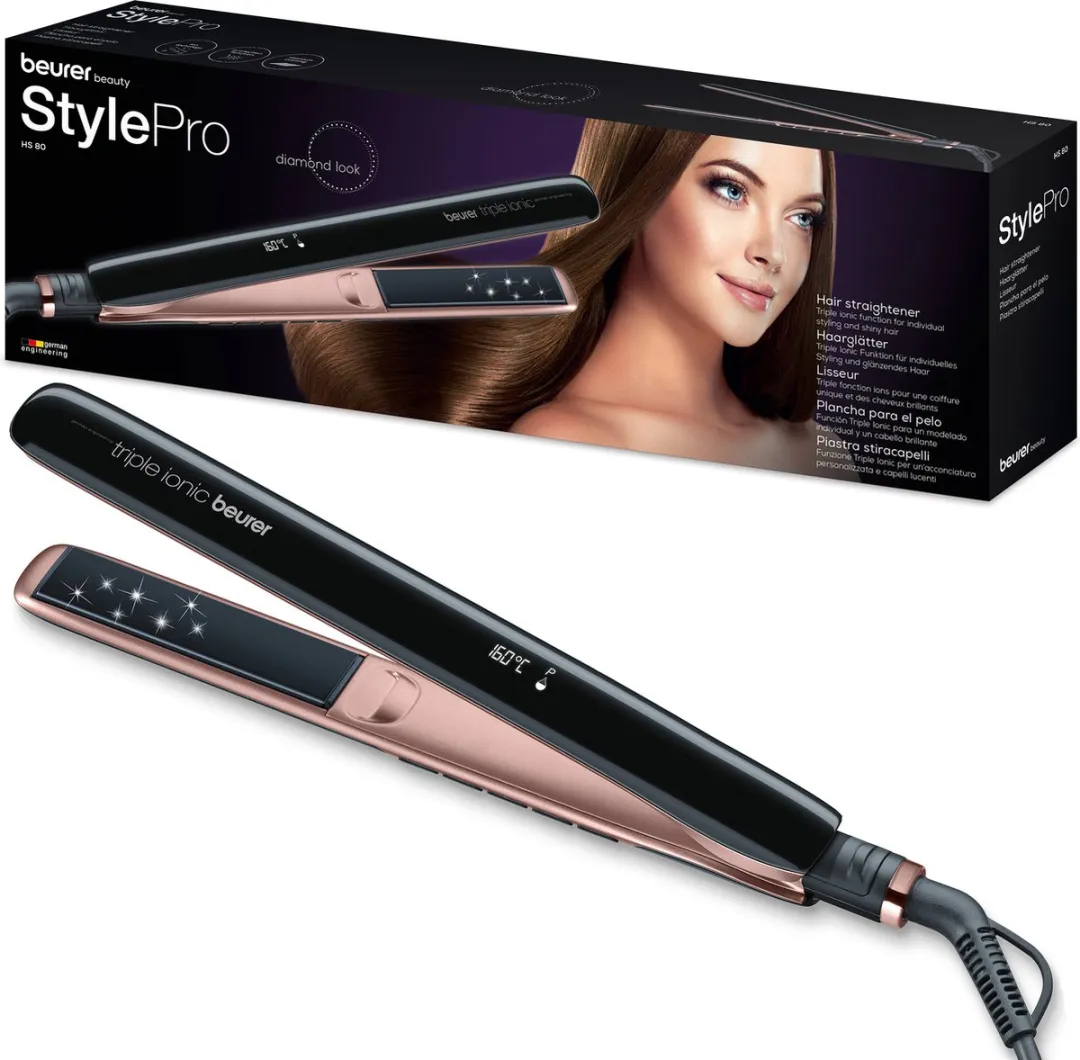 Beurer HS 80 Stijltang - Titanium coating - Triple Ionentechnologie