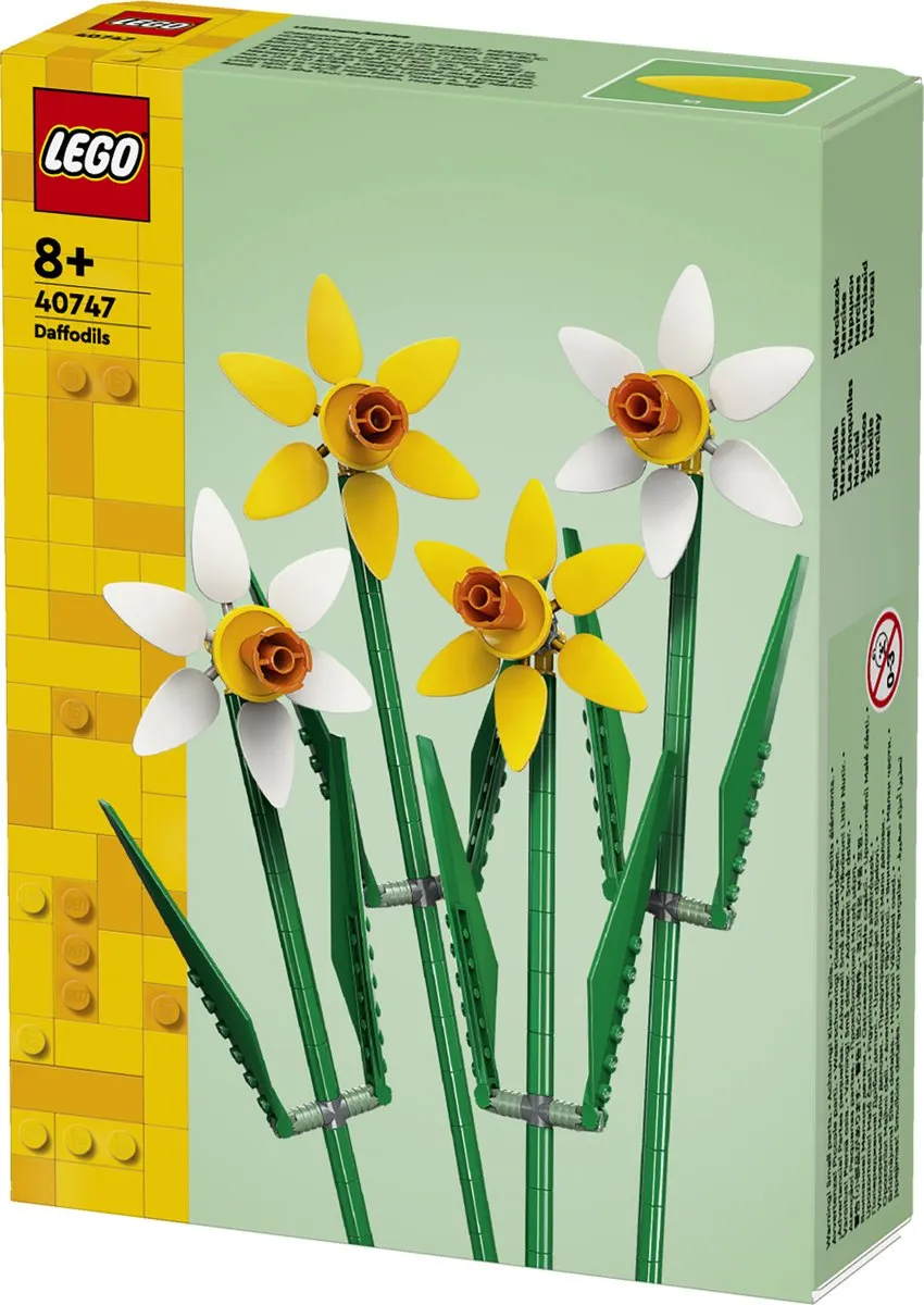 LEGO Iconic Narcissen Botanical Collection 40747 - 216 Stukken - Meerkleurig