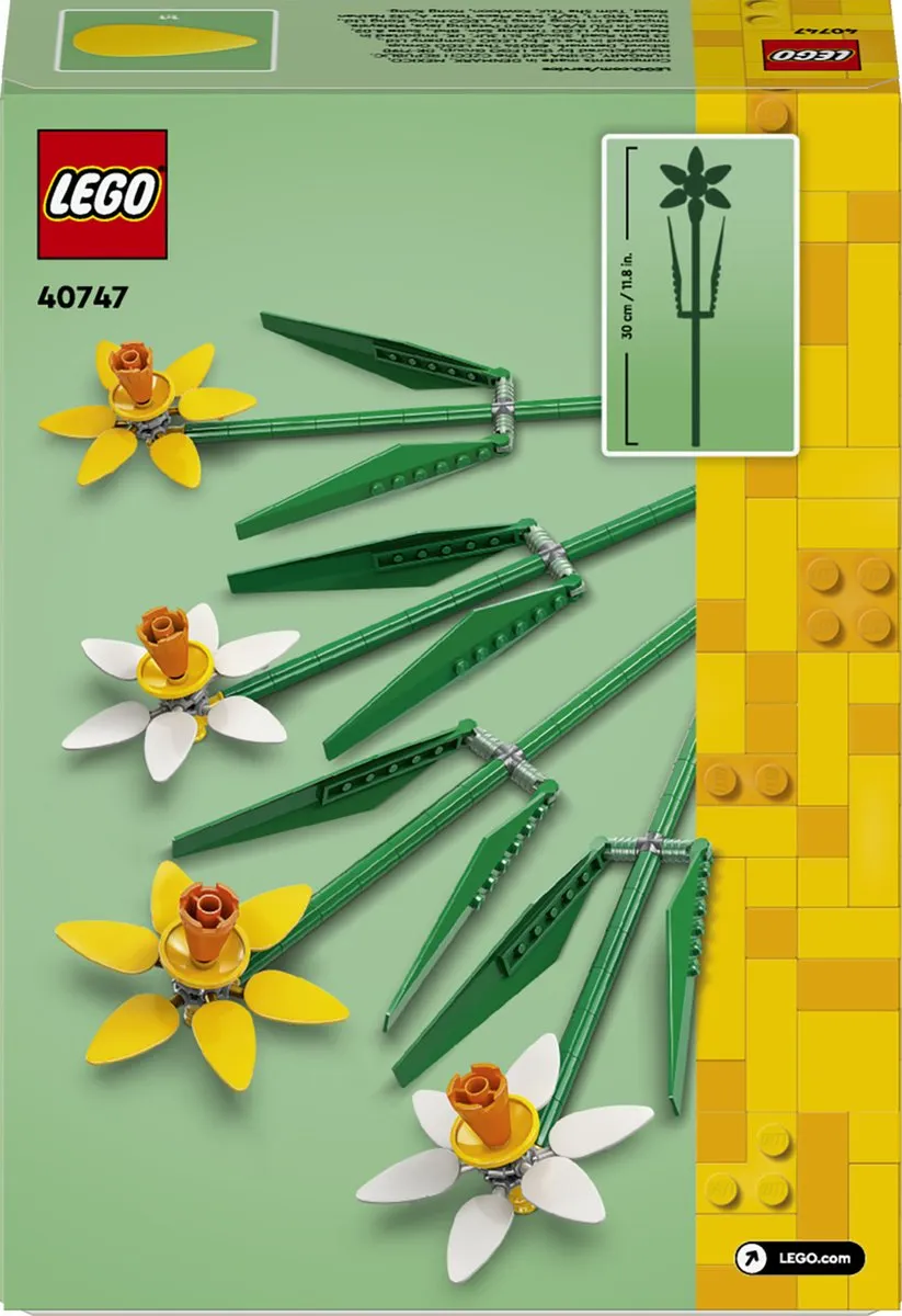 LEGO Iconic Narcissen Botanical Collection 40747 - 216 Stukken - Meerkleurig