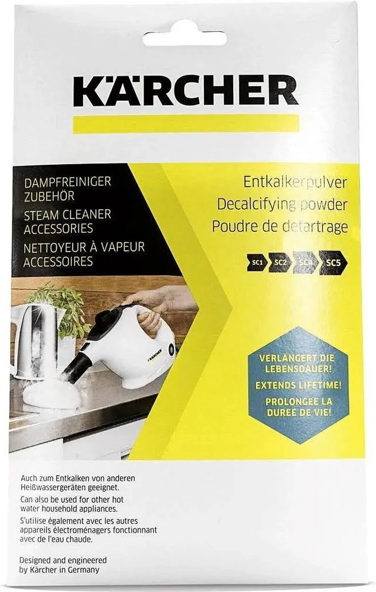 Kärcher Ontkalkerpoeder 6x17g - o.a. stoomreinigers - afbeelding 6 van 6