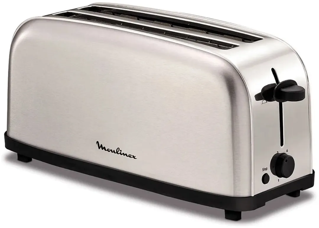 Moulinex LS330D11 Broodrooster 4 Sandwiches - Rood