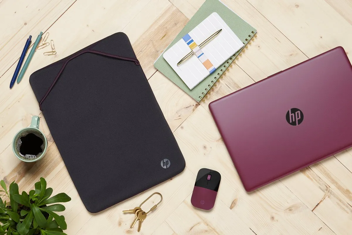 HP Protective 2F1W8AA Beschermhoes 15.6" - Omkeerbaar - Grijs/Mauve