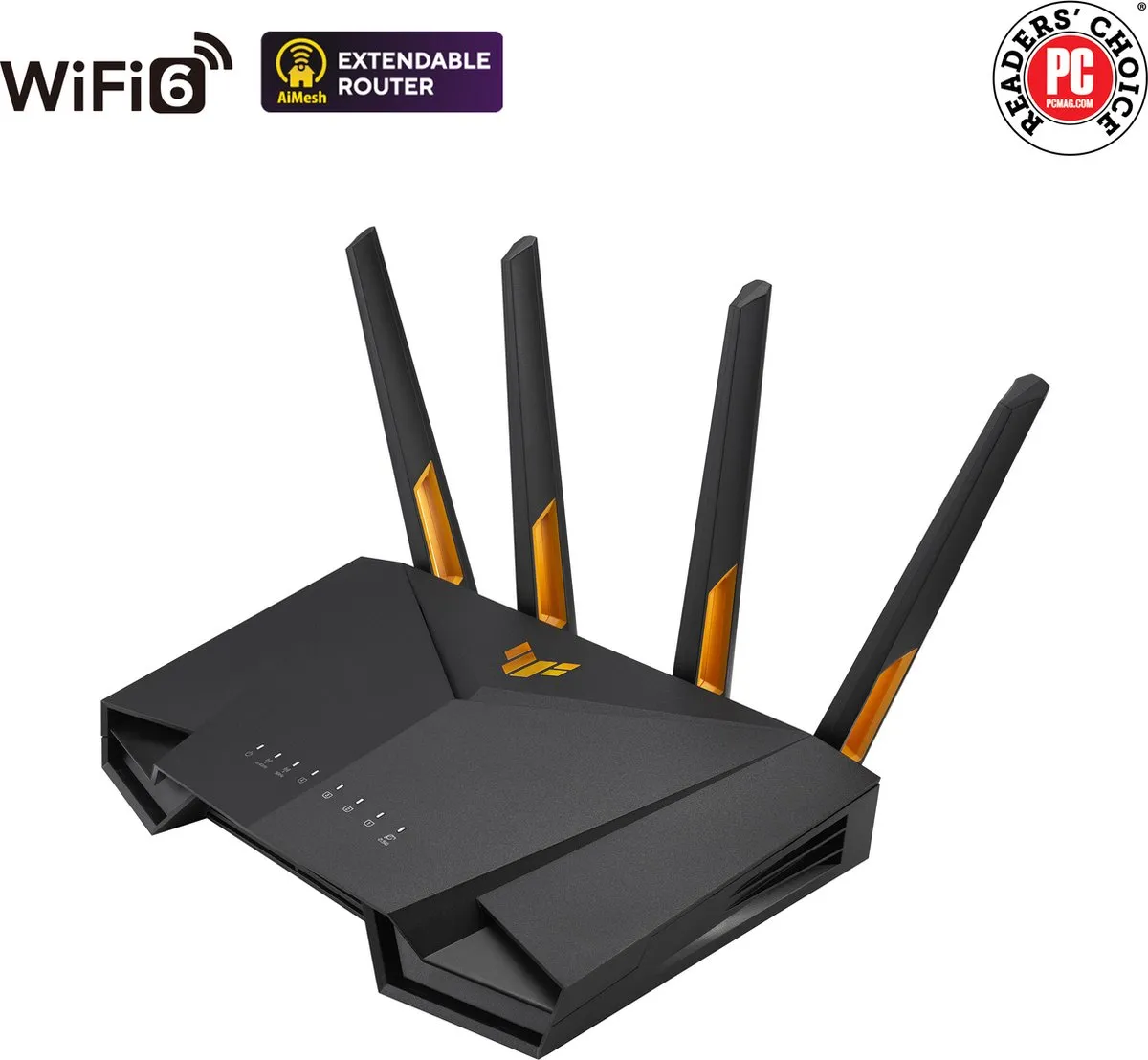 ASUS TUF Gaming AX4200 Router - Dual-Band - Zwart