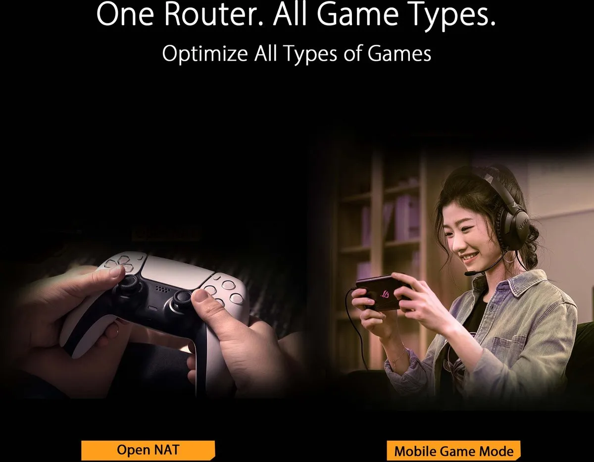 ASUS TUF Gaming AX4200 Router - Dual-Band - Zwart