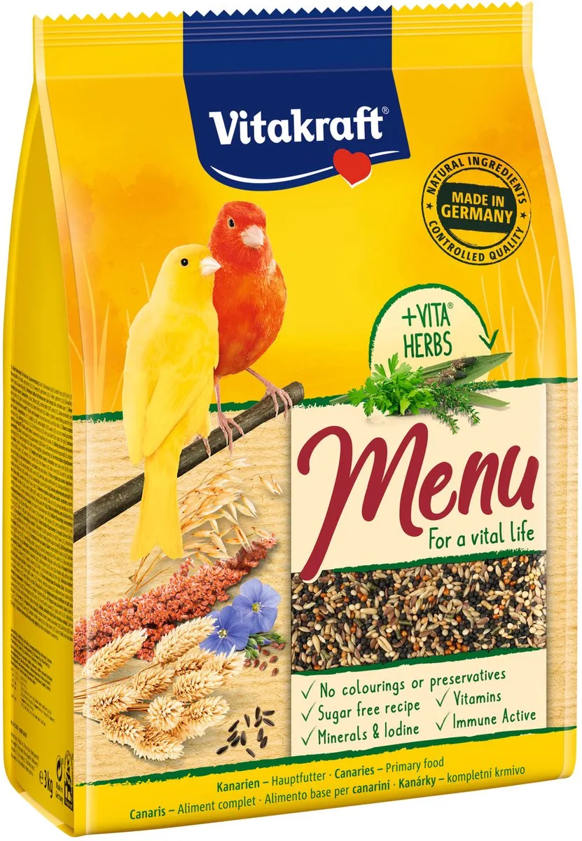 Vitakraft Kanaries Premium Menu Vogelvoer 3kg