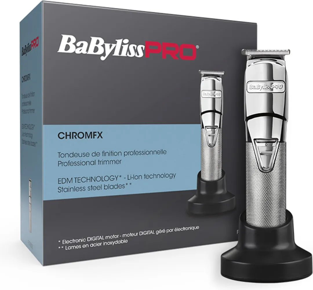 BaBylissPRO Barbers Spirit FX7880E Trimmer - Zilver - 2 Opzetstukken - afbeelding 6 van 6