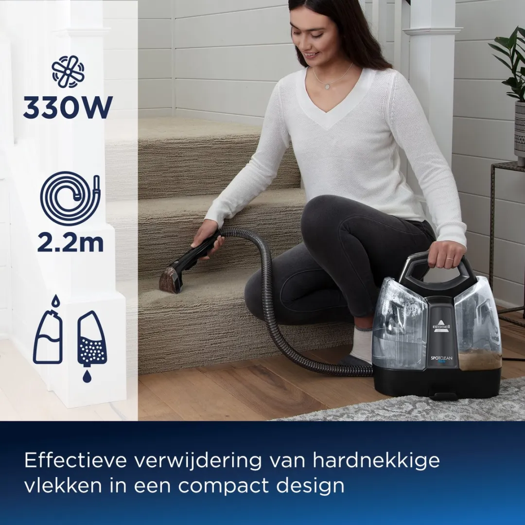 BISSELL SpotClean Plus 3724N Vlekkenreiniger - 330W - 2x1.10L
