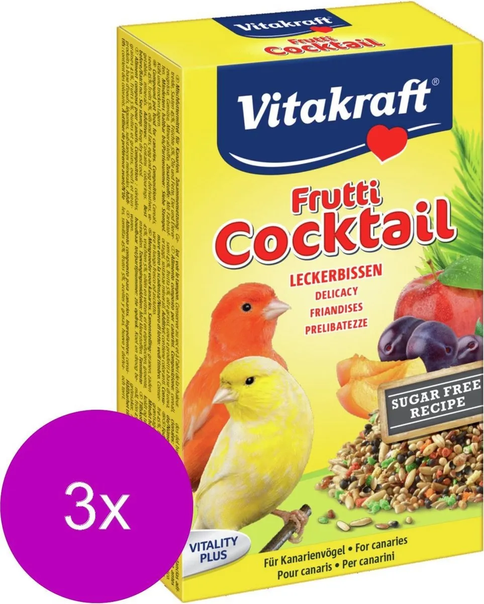 Vitakraft Kanarie Fruit-Cocktail Vogelsnack