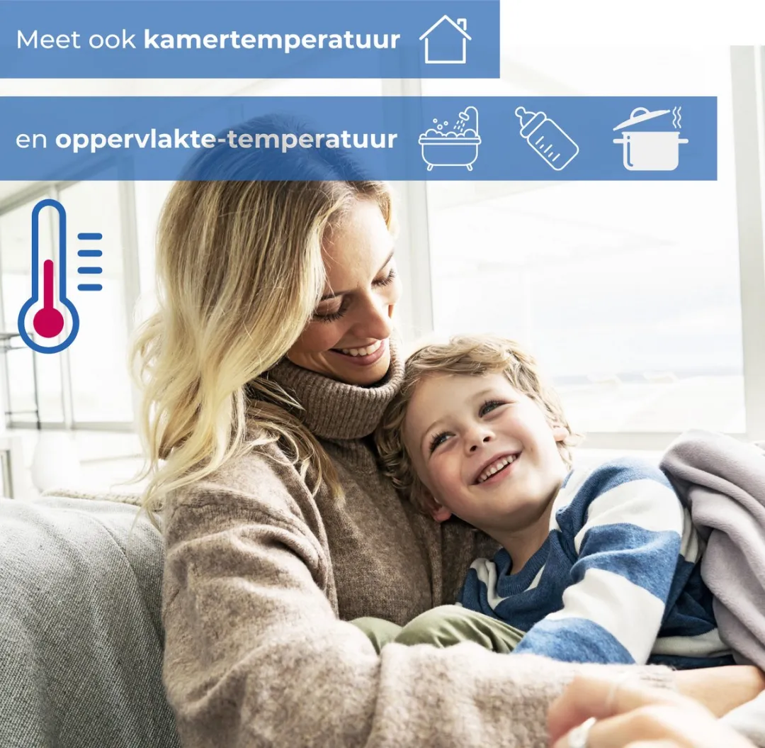 Beurer FT 90 Thermometer - Contactloos - Voorhoofdmeting in Seconden - Meet Lichaam, Oppervlak en Kamer - Ook voor Baby's & Kinderen - Medisch Gecertificeerd - Incl. Opbergbox