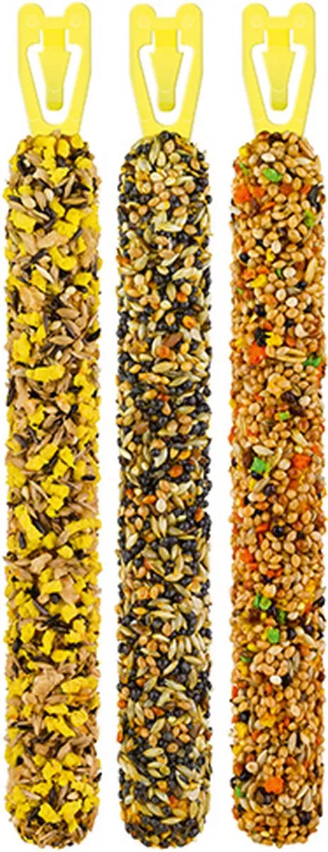 Vitakraft Kräcker Trio Mix - Honing, Ei & Fruit - 3 Stuks