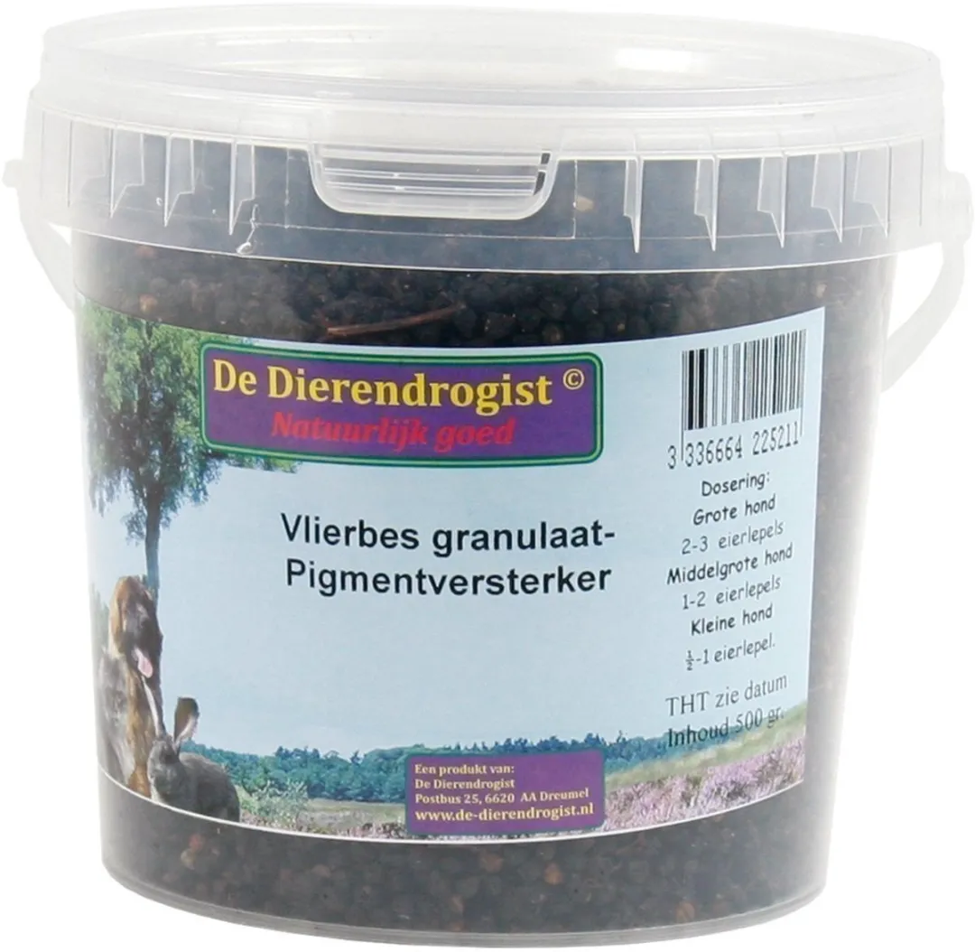 Dierendrogist Vlierbesgranulaat 500g