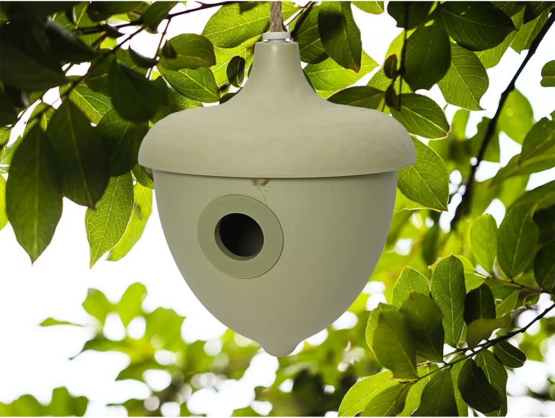 Decoris Vogelhuisje Lichtgroen - D17 x H19cm