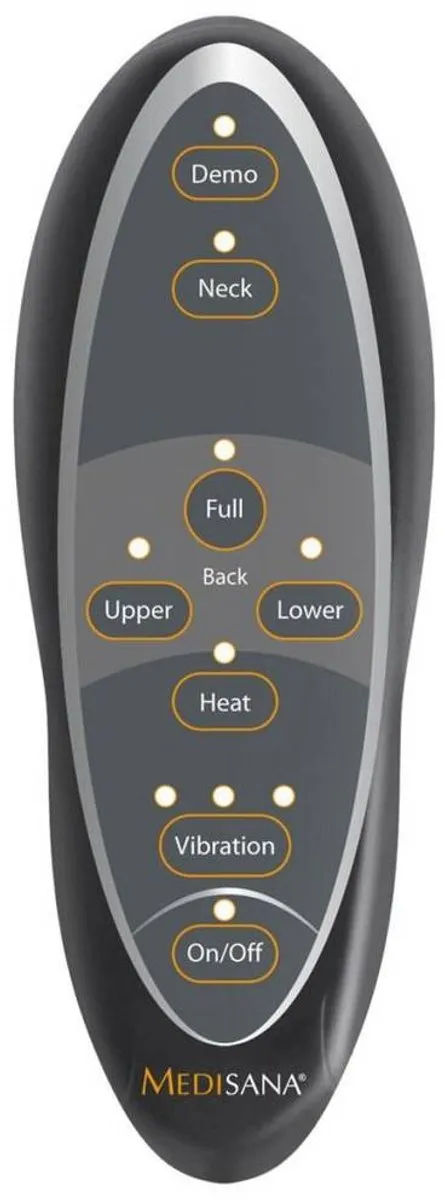 Medisana MCN Shiatsu Massagekussen - 4 Koppen - Zwart
