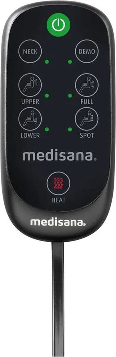 Medisana MCN Shiatsu Massagekussen - 4 Koppen - Zwart