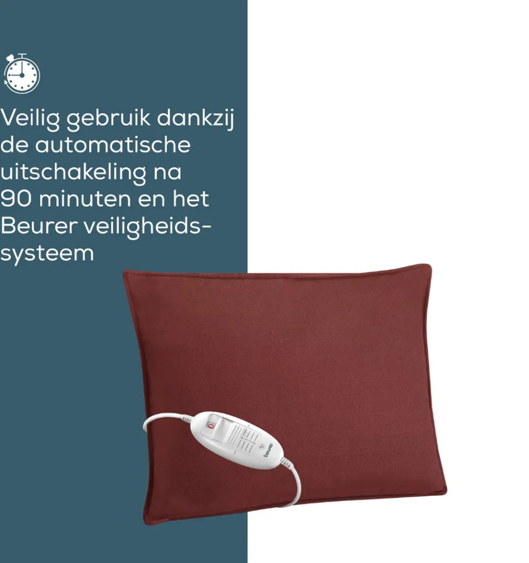 Beurer HK 48 Cosy Warmtekussen - Cherry Red 40x30cm