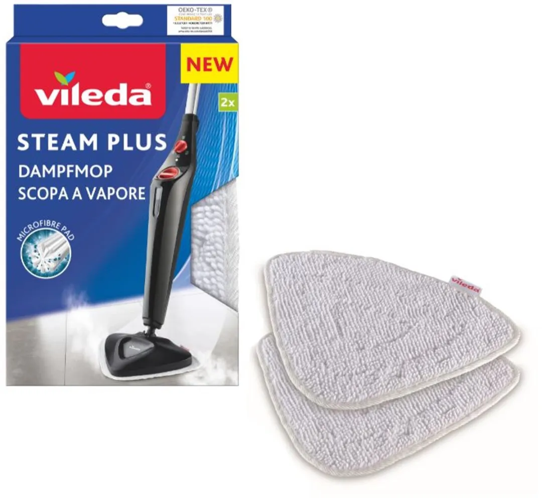 Vileda Microvezelpads 168926 - 2 Stuks - Wit