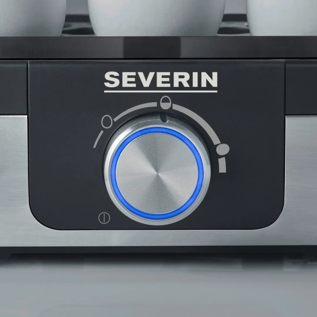 Severin EK 3169 Eierkoker 420W - 6 Eieren - Grijs