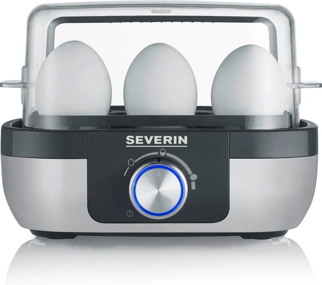 Severin EK 3169 Eierkoker 420W - 6 Eieren - Grijs