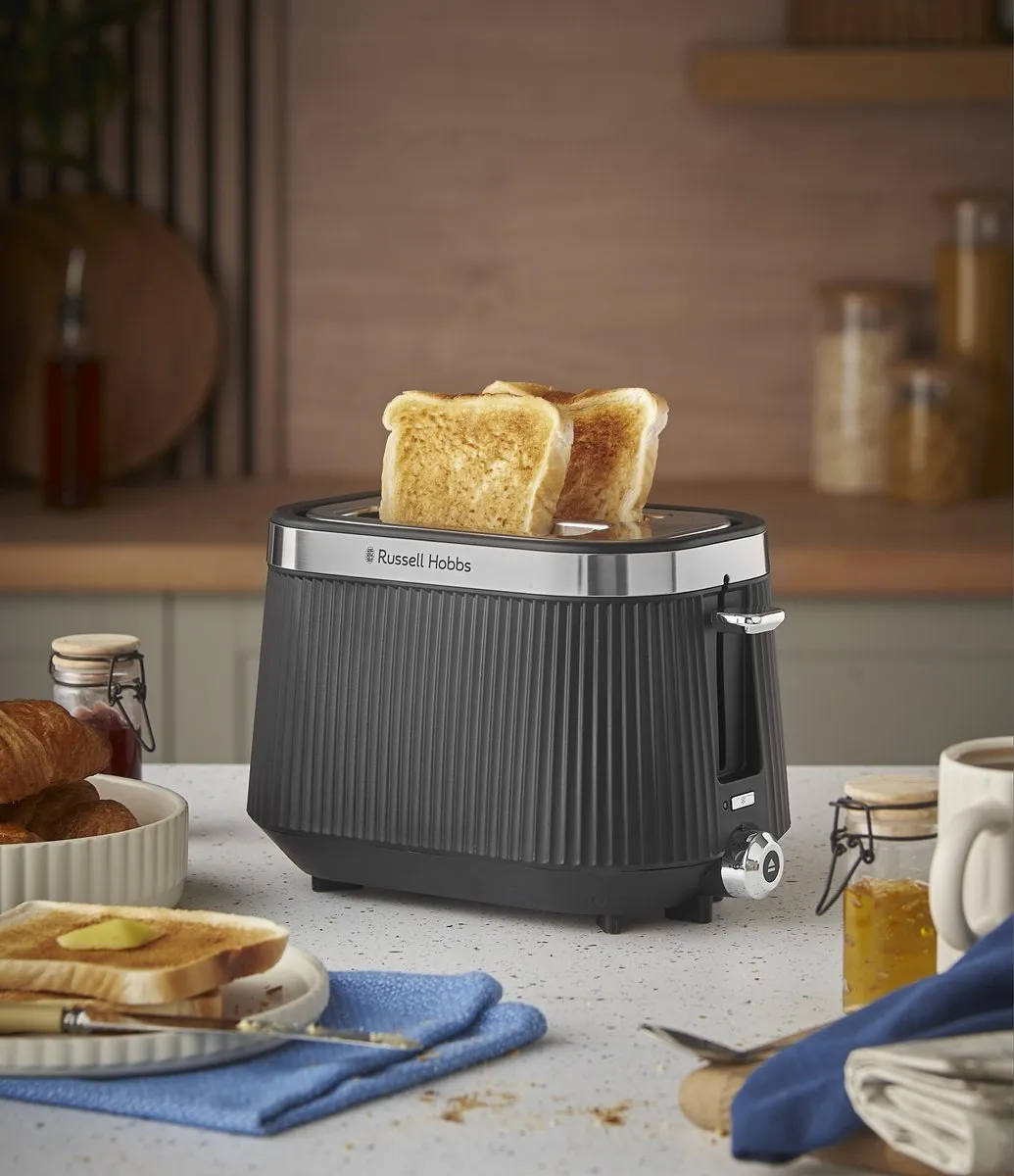 Russell Hobbs Brontë Broodrooster 26760-56 - 2 Snacks - 980W - Zwart - afbeelding 6 van 6