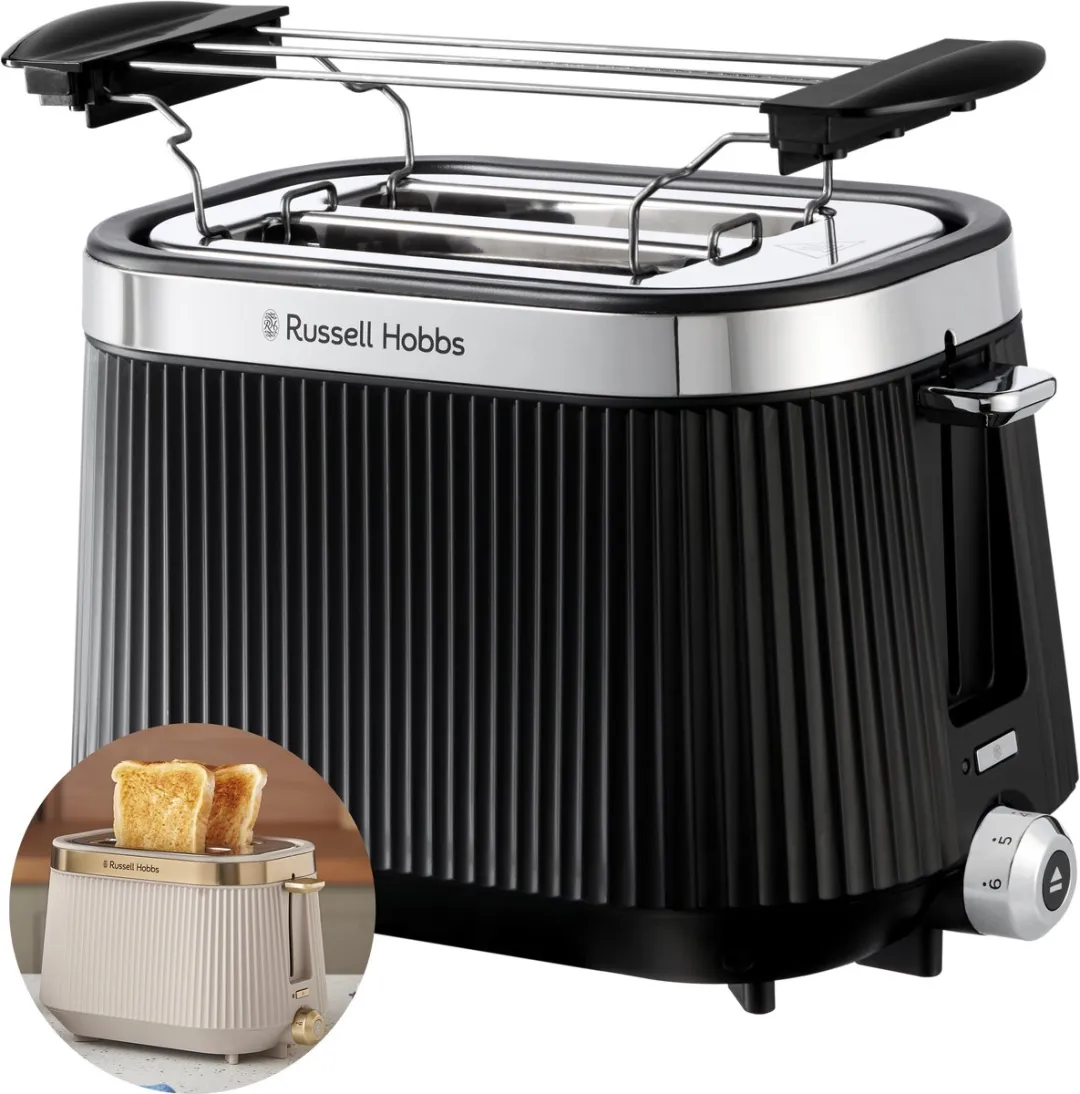 Russell Hobbs Brontë Broodrooster 26760-56 - 2 Snacks - 980W - Zwart