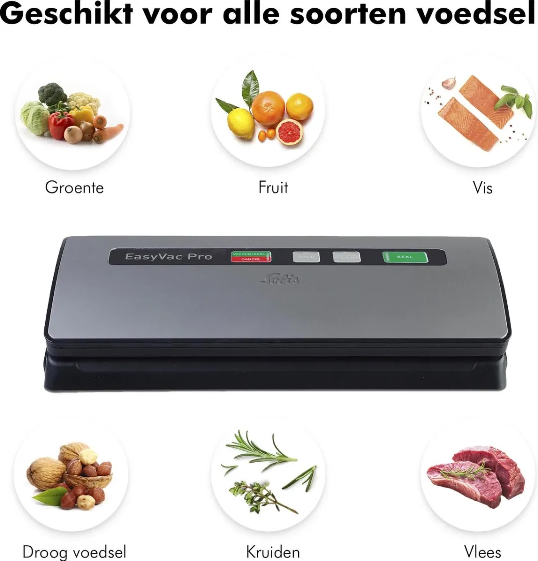 Solis Vac Pro 569 Vacuümmachine - Zilver/Grijs