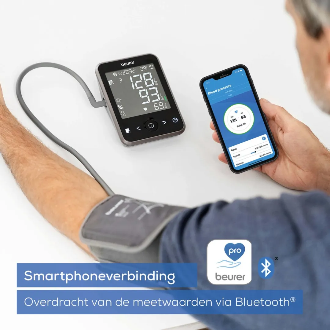 Beurer BM 64 Bloeddrukmeter Bovenarm - AFib Detectie - 120 Metingen