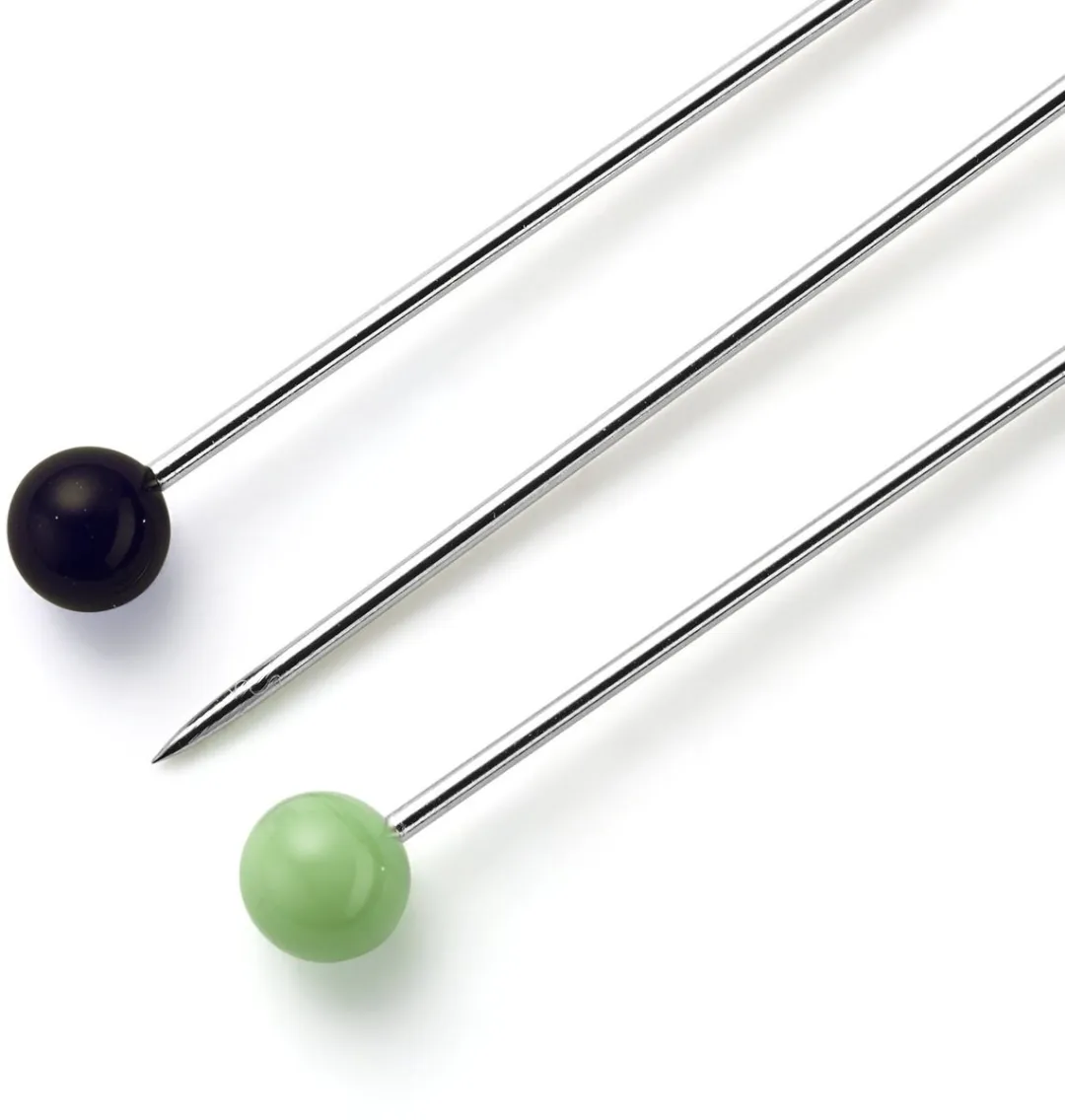 Prym Glaskopspelden 0,60x30mm - 10g - Zilverkleurig