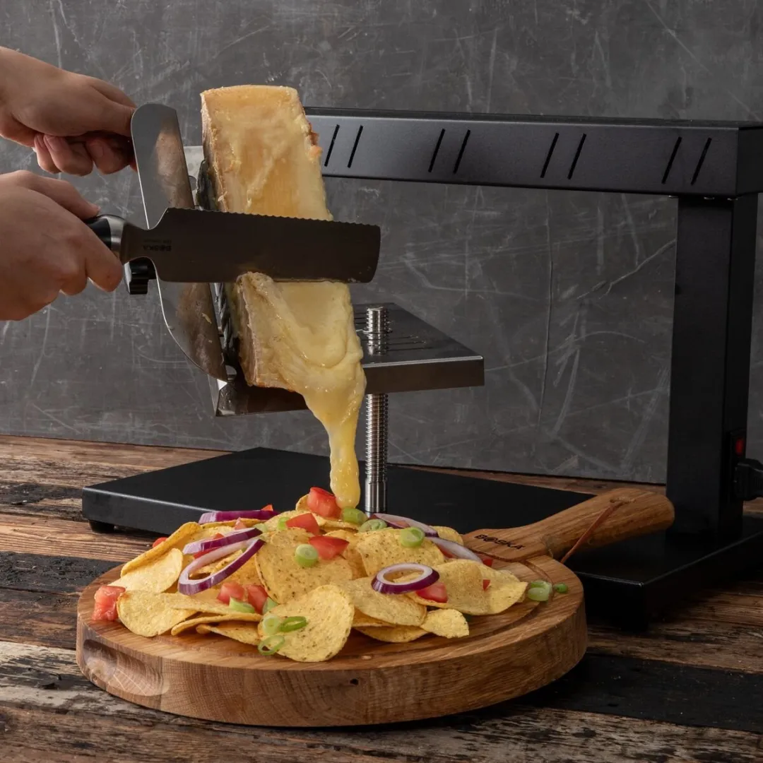 Boska Raclette Demi Traditioneel Draaibaar Frame - RVS