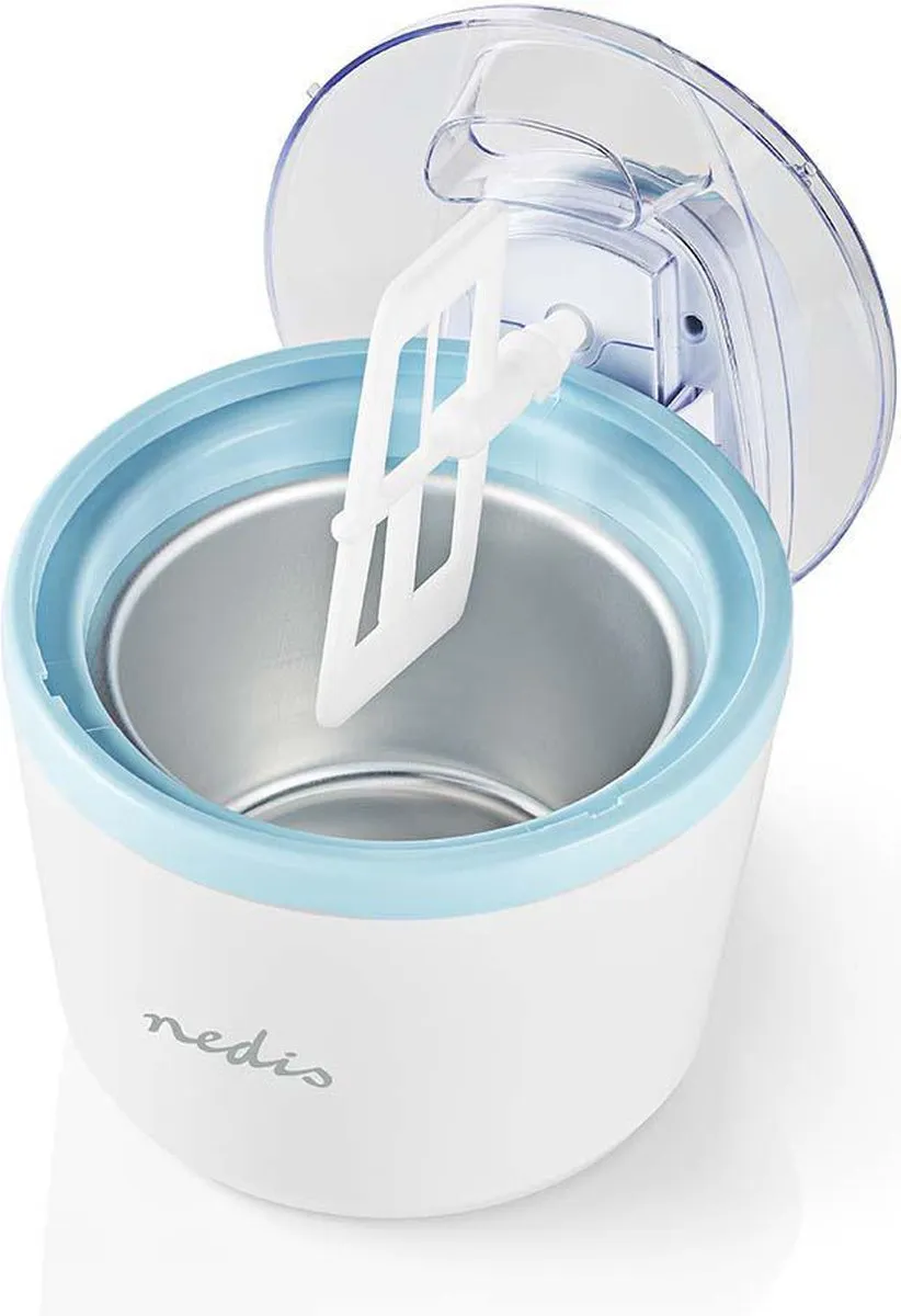 Nedis KAIM110CWT12 IJsmachine 1.2L - Blauw/Wit - afbeelding 6 van 6