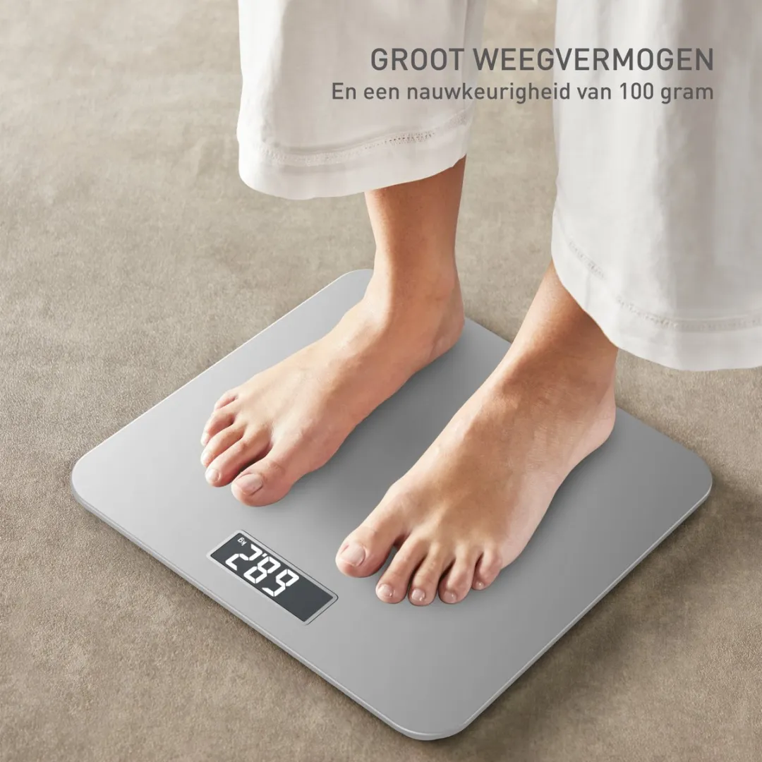 Tefal Premiss PP1801 Personenweegschaal - 150 kg - Zilver