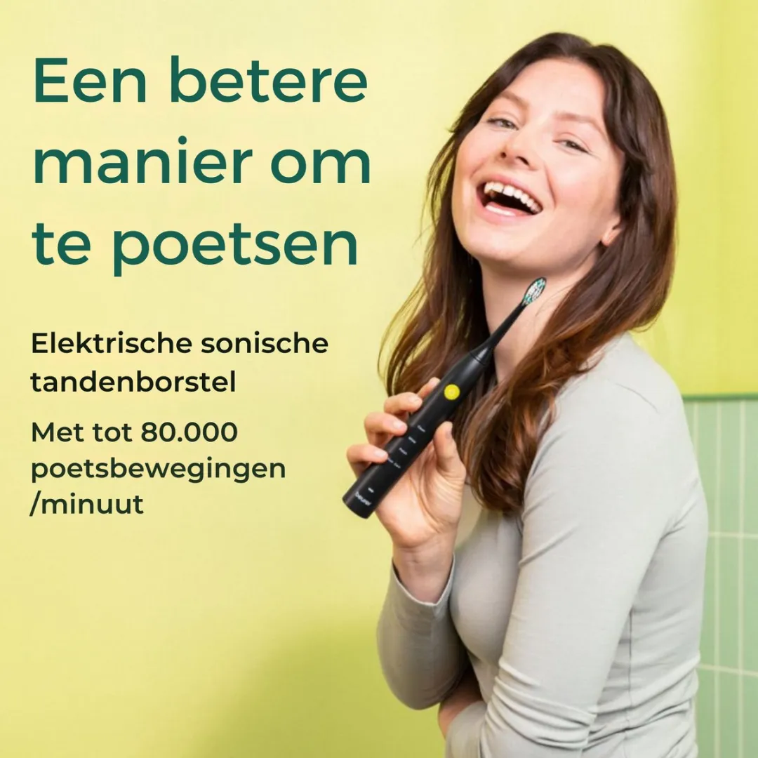 Beurer SC 30 Jet Black Sonische Tandenborstel - 4 standen - 80.000 bewegingen/min - 2 borstels