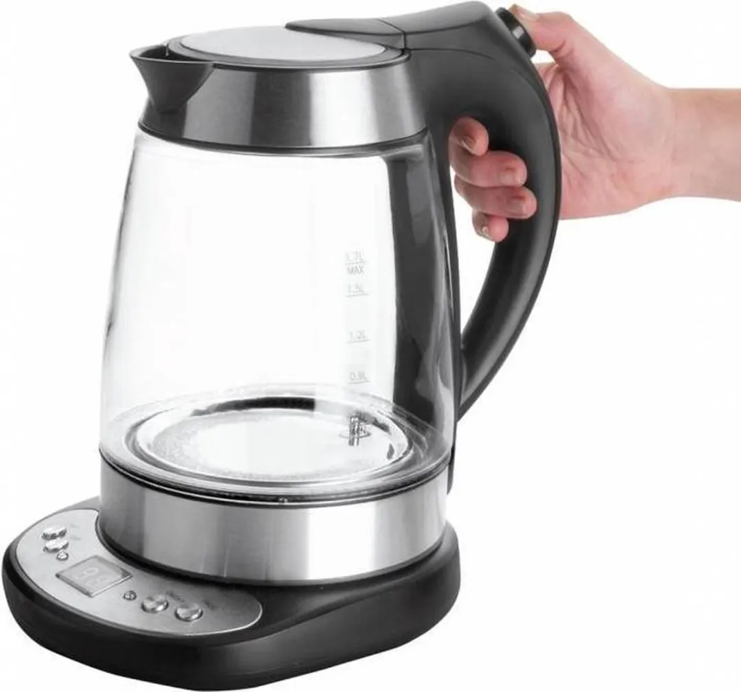 Lacor 69292 Glazen Waterkoker 1.7L - Warmhoudfunctie