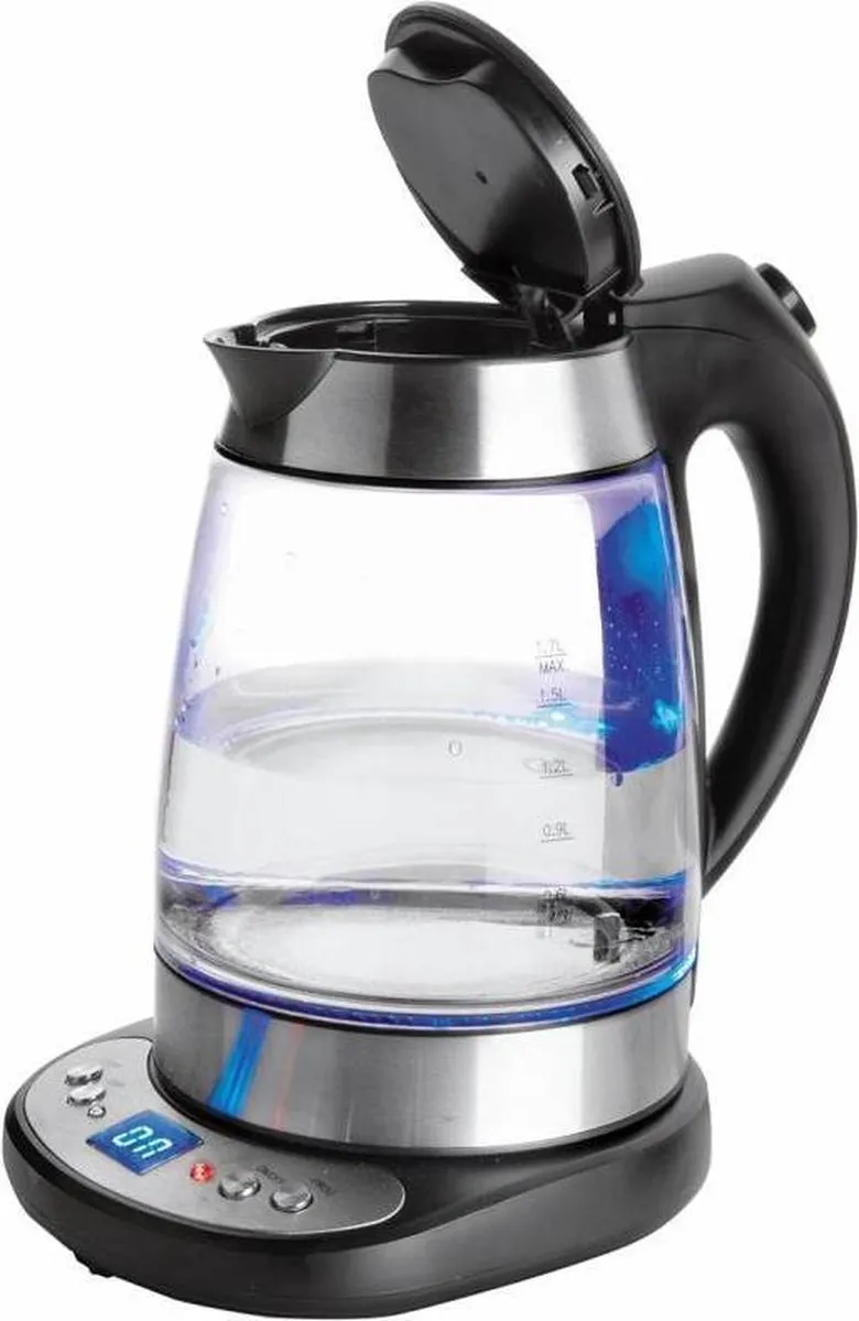 Lacor 69292 Glazen Waterkoker 1.7L - Warmhoudfunctie
