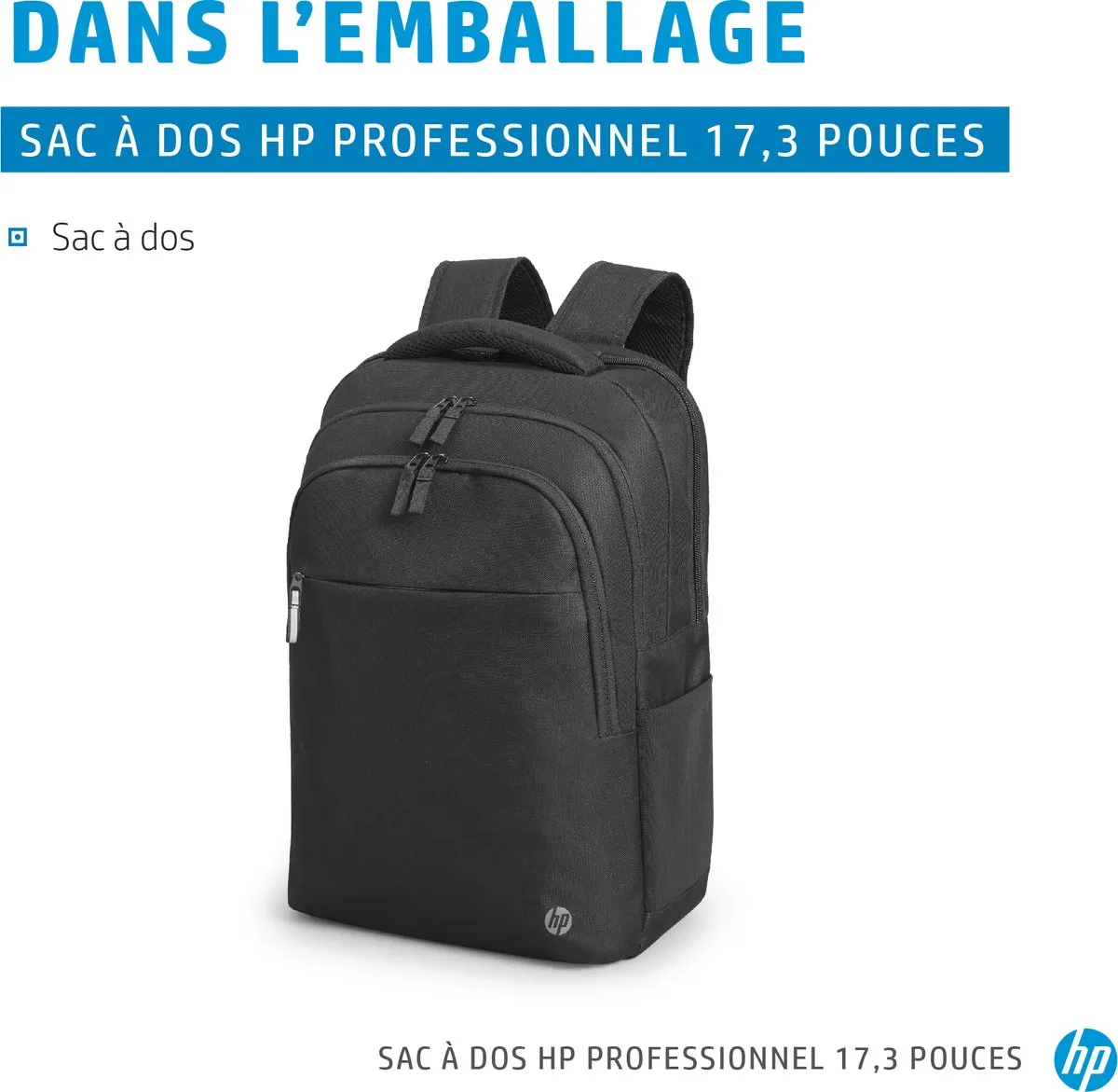 HP Renew Business Topload Laptoptas 17.3" - 10 Vakken - Zwart