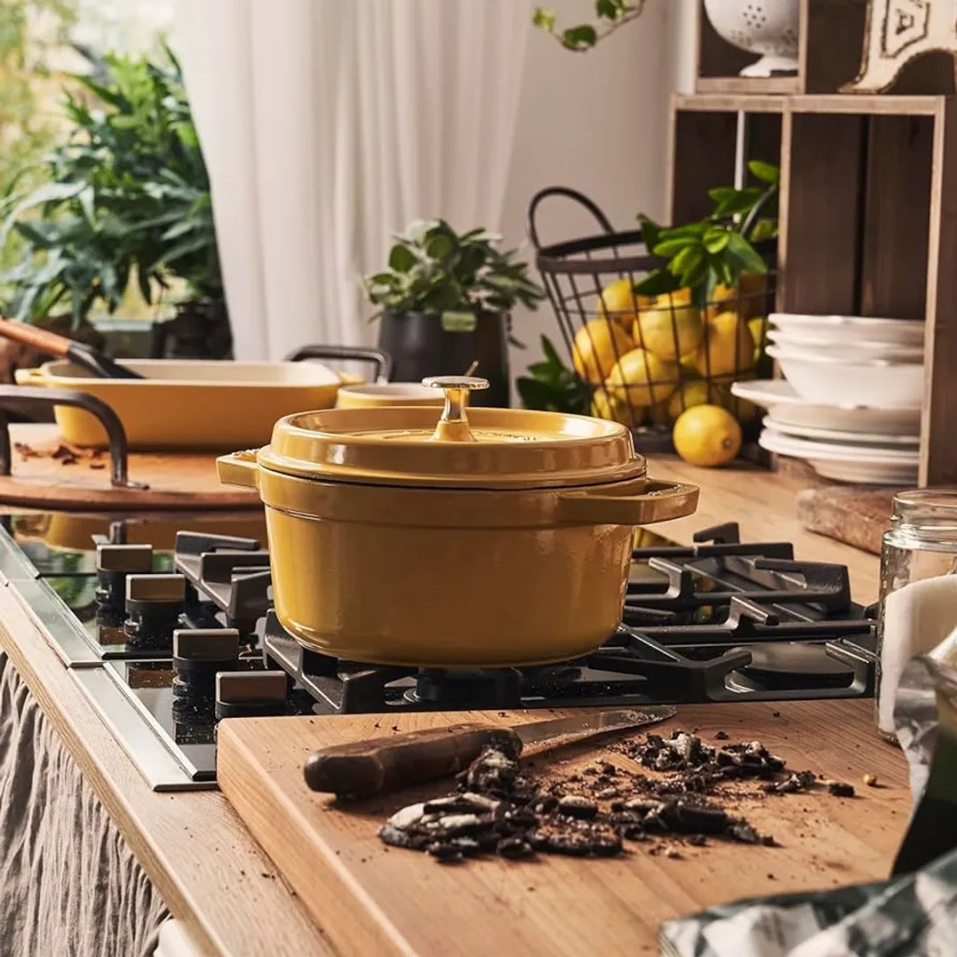 Staub Ronde Cocotte 26cm - 5.2L - Citroengeel