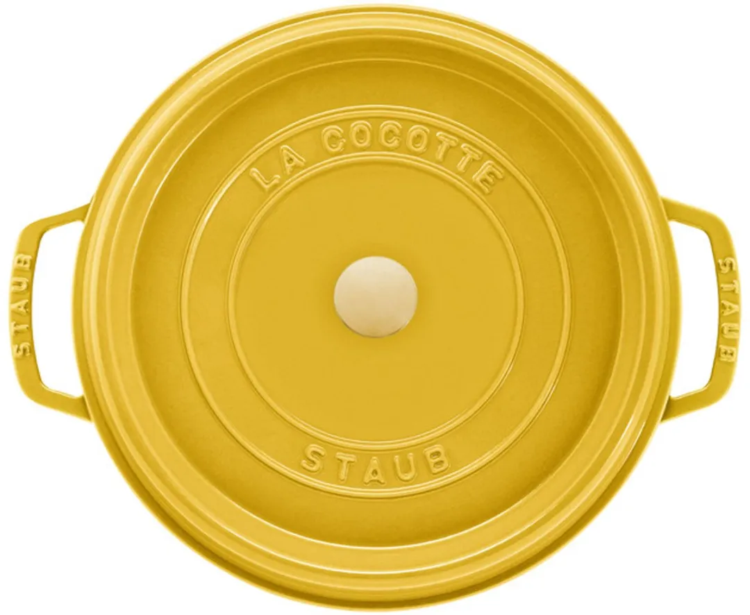 Staub Ronde Cocotte 26cm - 5.2L - Citroengeel