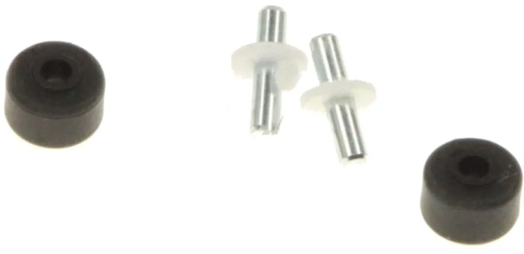 Nilfisk Set Wieltjes voor Borstel 128389254 - Zilver/Zwart