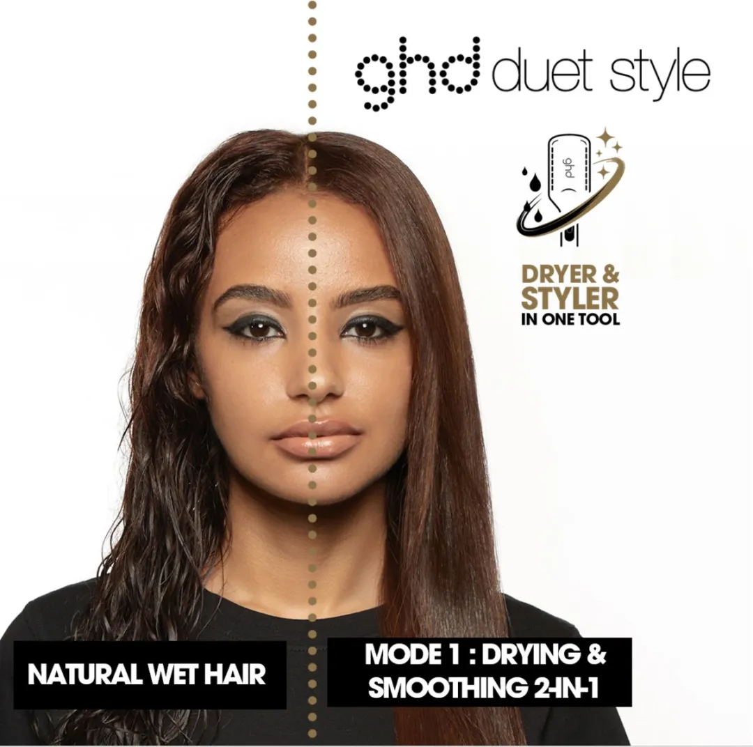 ghd - Duet Style - 2-in-1 Hete lucht Stijltang - Zwart