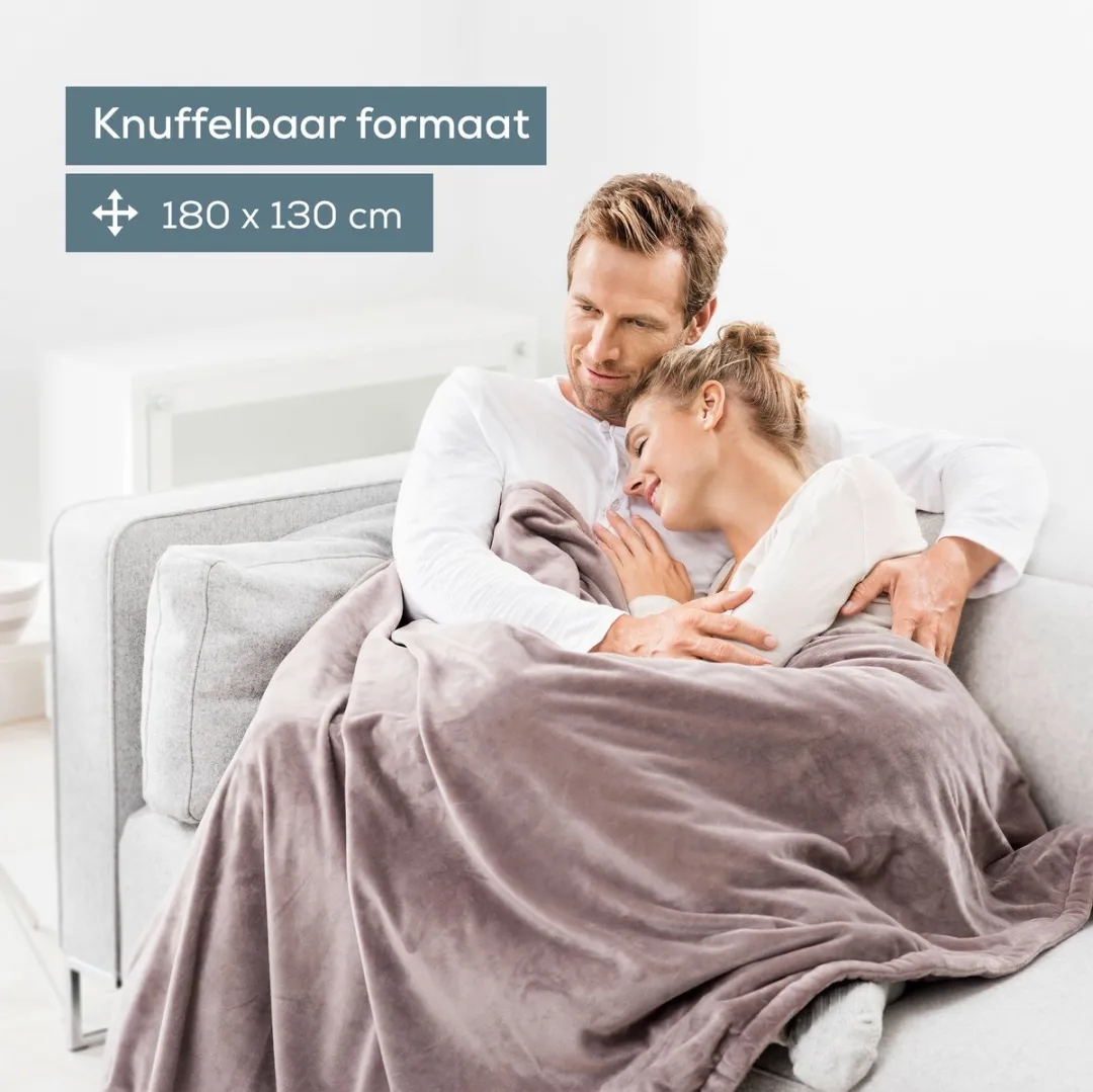 Beurer HD 75 Cosy Taupe Warmtedeken 100W - 1 persoons 180x130cm
